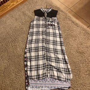Tasha Polizzi Vest Duster Dress, size Medium
